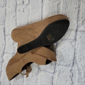 ‼️SOLD‼️  Suede High Heel Wedges